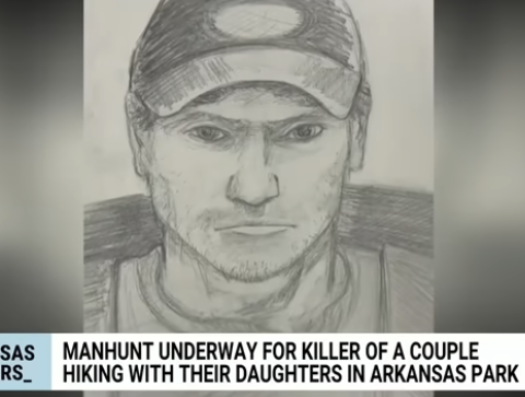 Sketch of suspect from Devil's Den State Park slaying